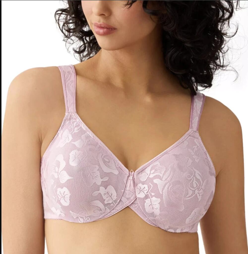 Wacoal Awareness Underwire Bra Comfort Wire Full Coverage Unlined 42D NWT Violet